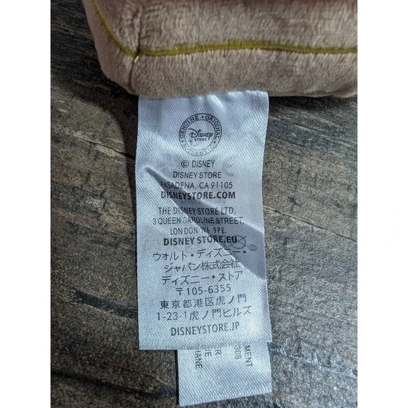 Beauty and the Beast Cogsworth Plush Disney Store 6" Rare Bead Bottom Clock Face - Picture 9 of 15